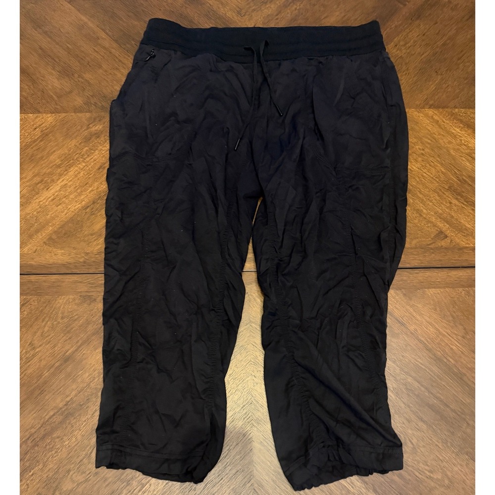 The North Face Aphrodite 2.0 Capri Pants Womens XL Black Hiking Joggers Cropped